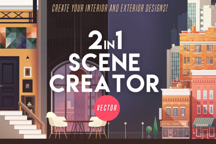 2 in 1 Vector Scene Creator