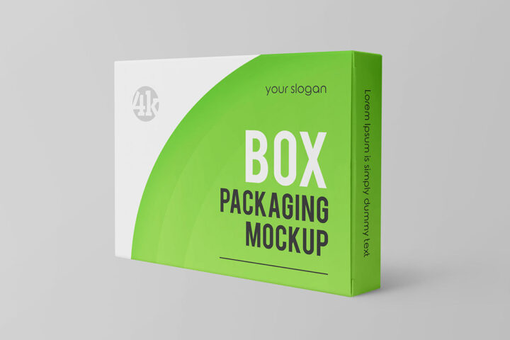 Paper Package Box – Free Mockup