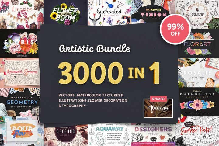 3000 in 1 – Artistic Bundle