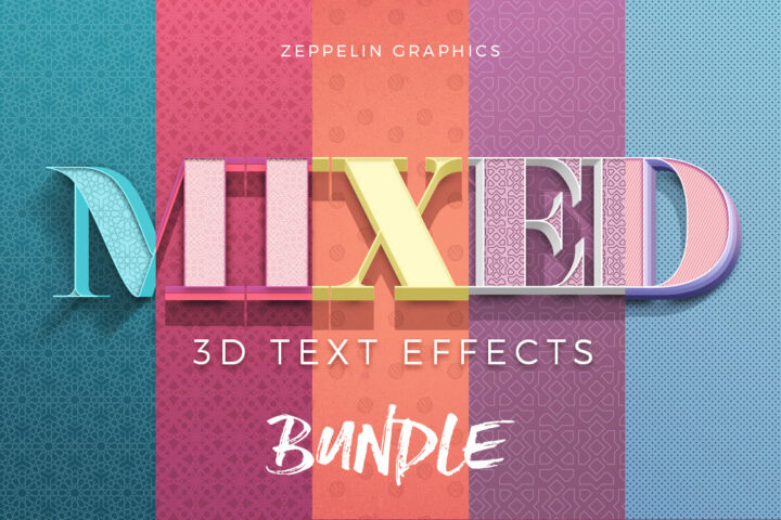 3D Text Effects Bundle