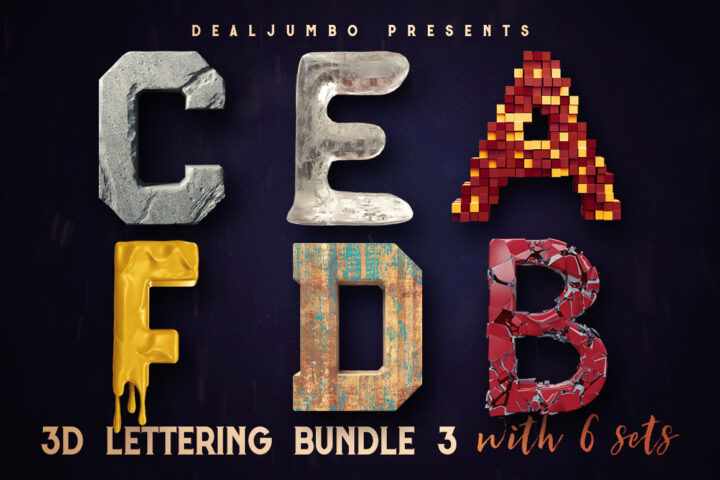 3D Lettering Mega Bundle 3