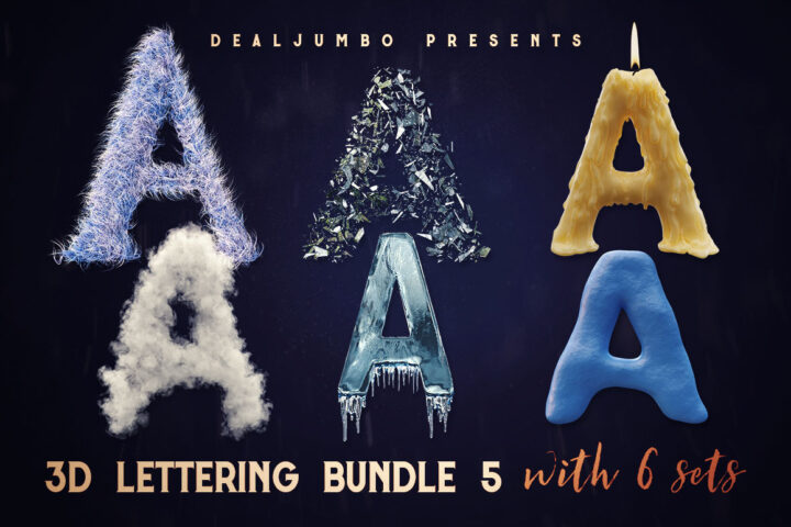 3D Lettering Mega Bundle 5