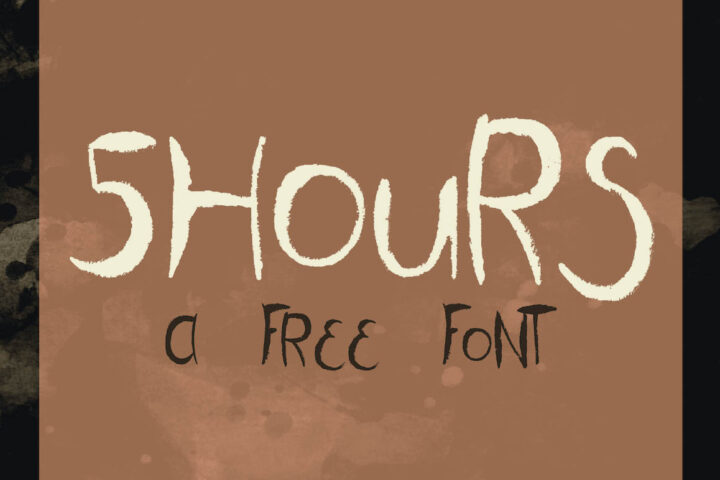5hours – Free Font