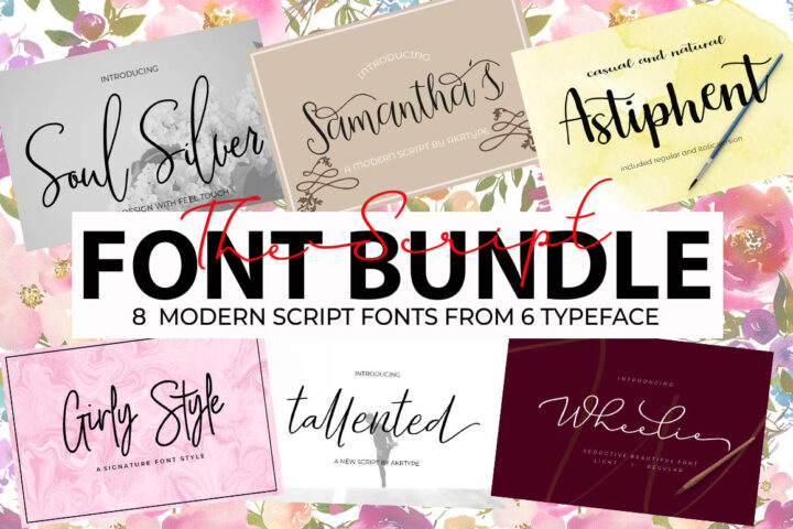 6 Unique Fonts For $6 Volume 8