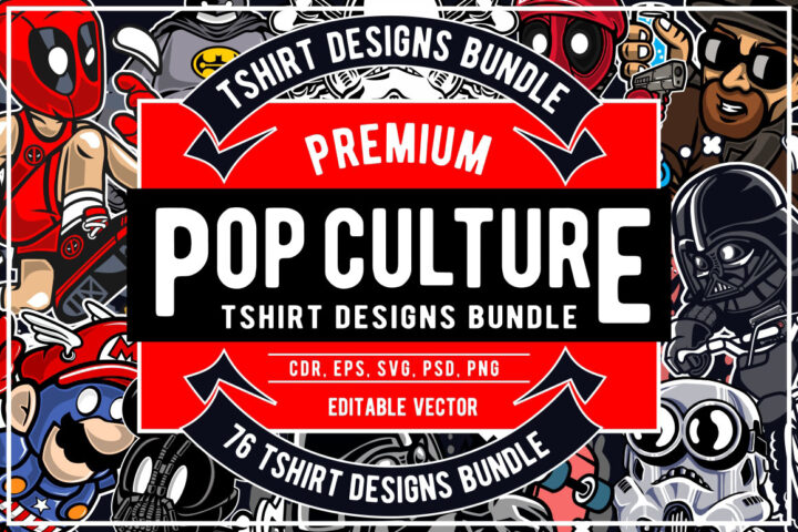 76 Pop Culture T-shirt Designs