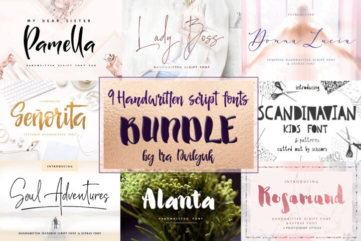 9 Handwritten Fonts