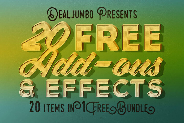 Dealjumbo Free Bundle vol.4 – 20 Add-ons & Effects