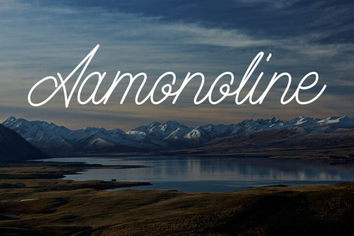 Aamonoline – Free Font