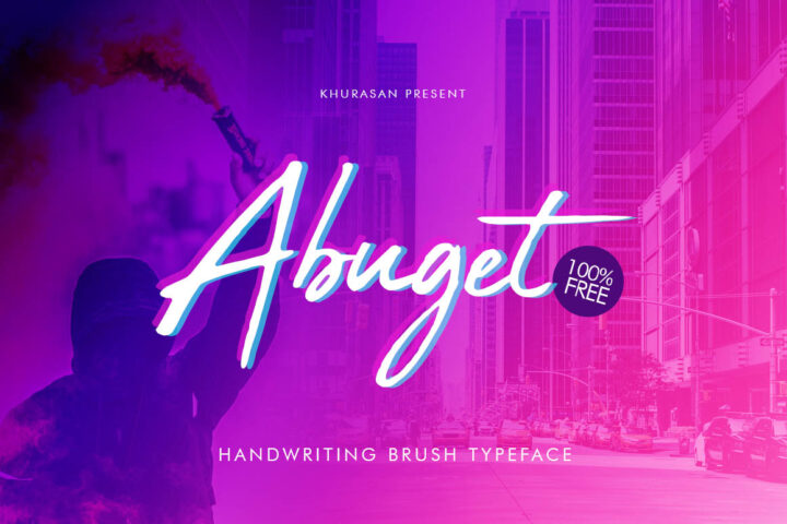 Abuget – Free Script Font