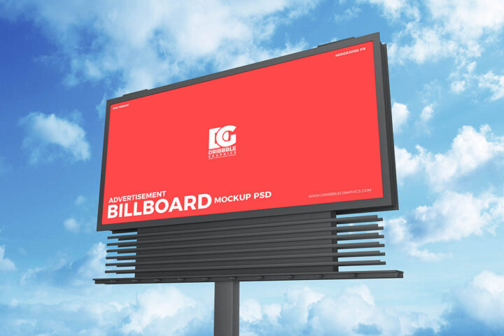 Advertisement Billboard – Free Mockup