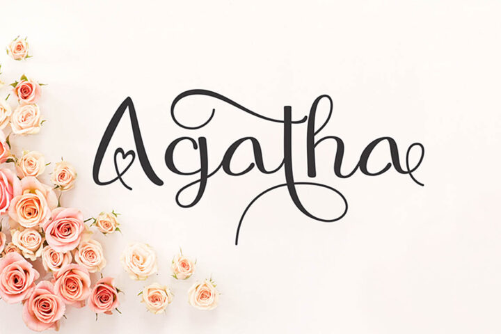 Agatha – Free Font