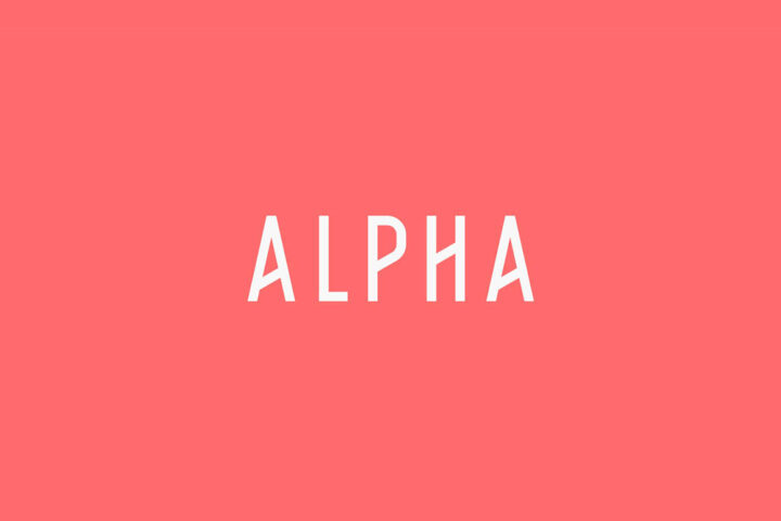 Alpha – Free Font Family