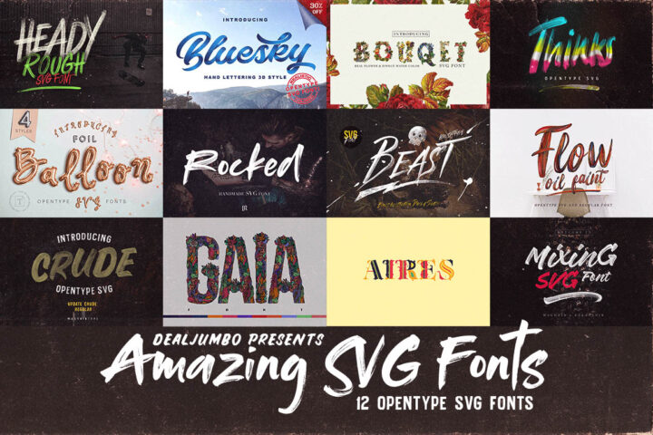 Amazing SVG Fonts