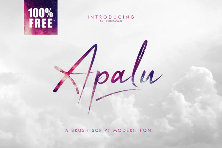 Apalu – Free Script Font