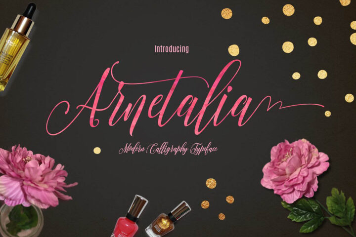 Arnetalia – Free Script Font
