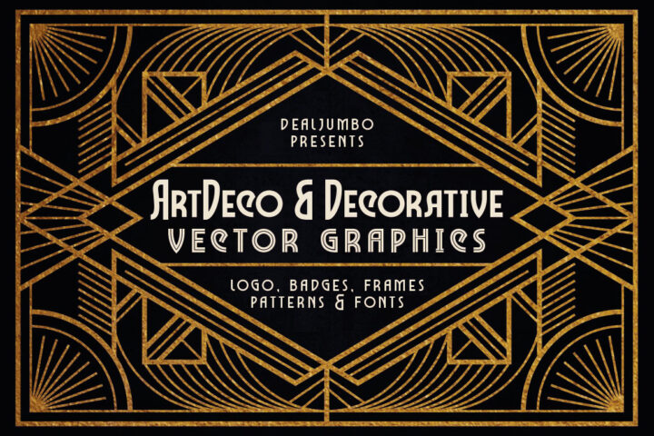 ArtDeco & Decorative Vector Graphics