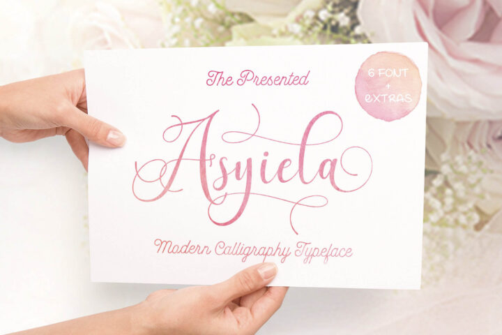 Asyiela – Free Script Font