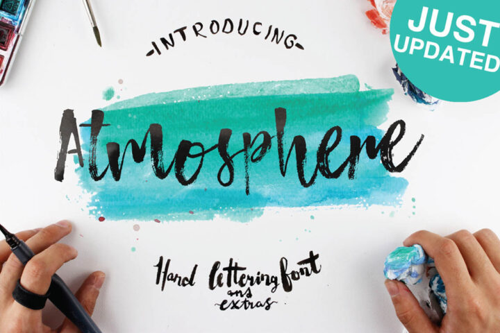 Atmosphere – Free Brush Font