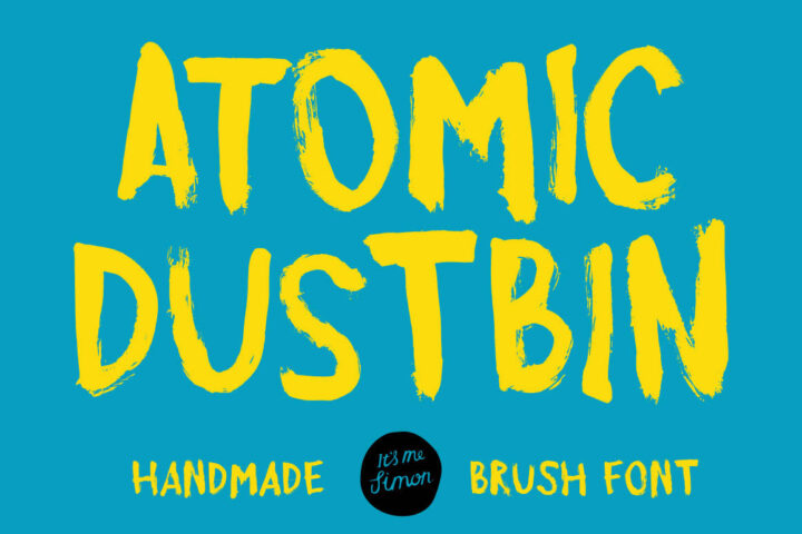 Atomic Dustbin – Free Brush Font