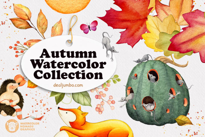 Autumn Watercolor Collection