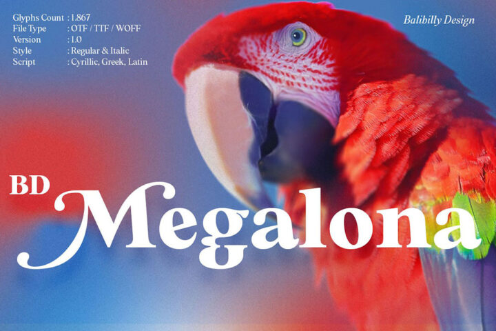 Bd Megalona Medium – Free Font