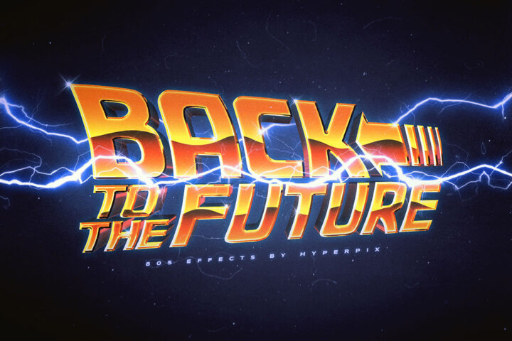 Back To The Future – 3D Text Effect