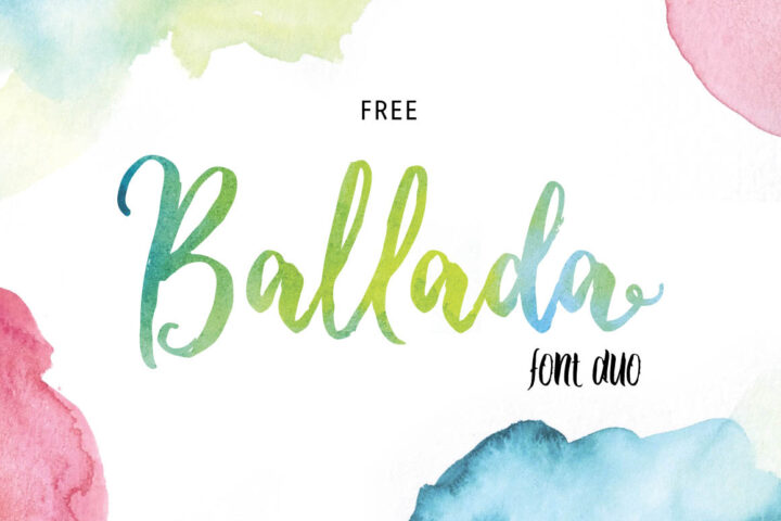 Ballada – Free Font Duo