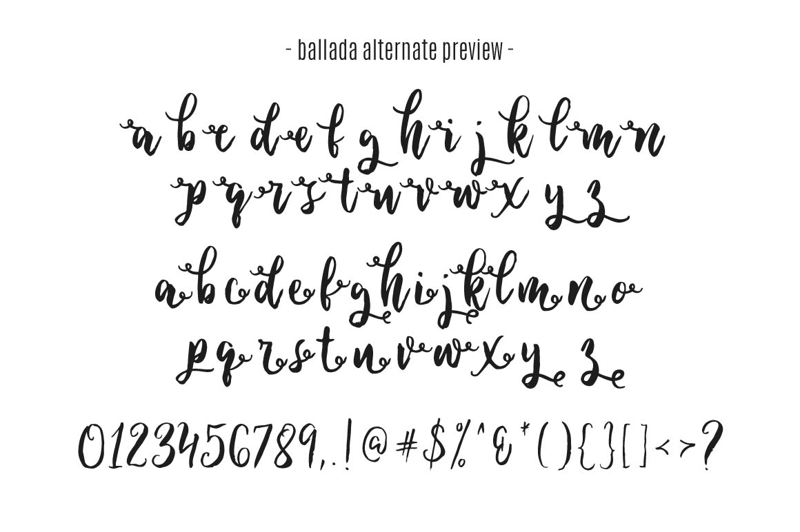 Ballada - Free Font Duo - Dealjumbo