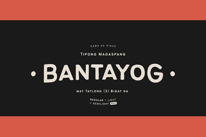 Bantayog Rough – Free Font