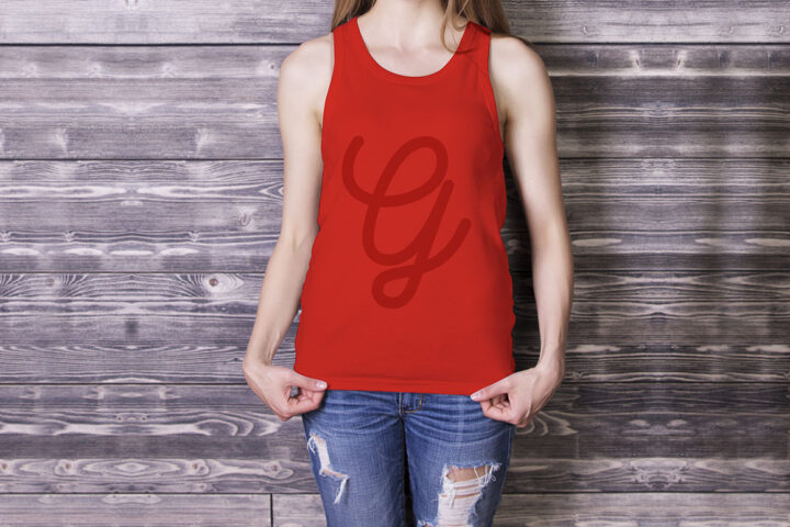 Girl Tank Top – Free Mockup