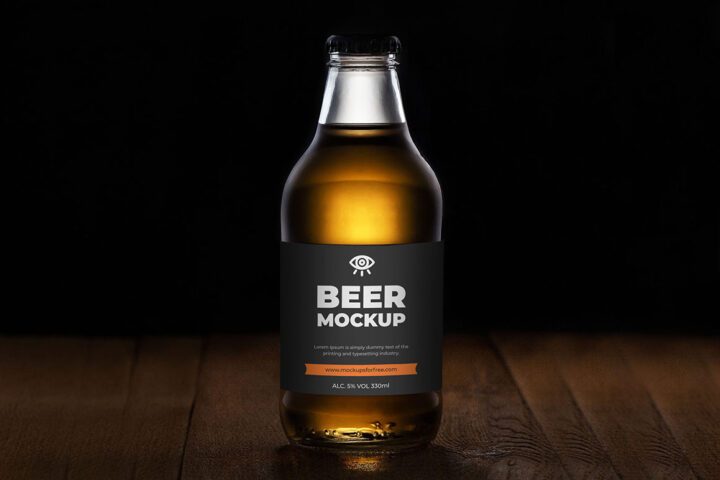 Beer Bottle – Free Mockup