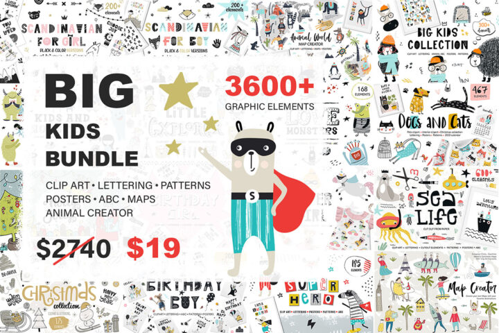 Big Kids Bundle – 3600 Elements