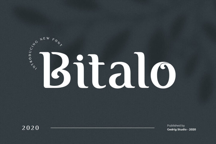 Bitalo – Free Font
