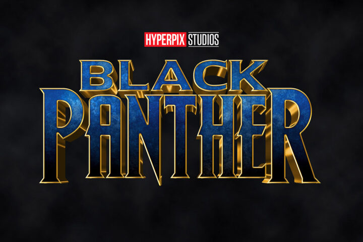 Black Panther Cinematic Text Effect