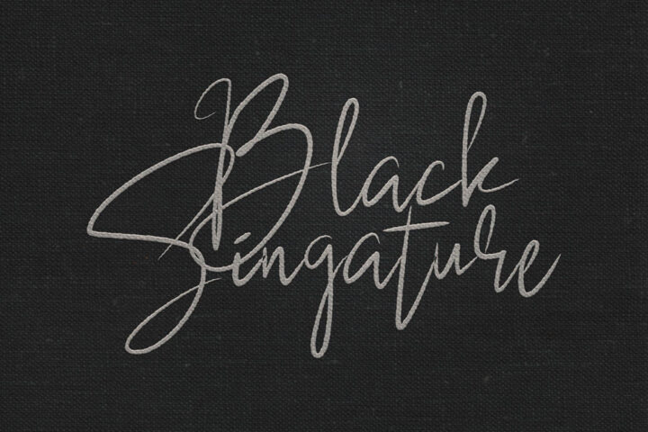 Black Singature – Free Font