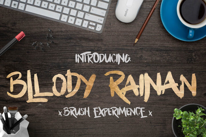 Bllody Rainan – Free Font