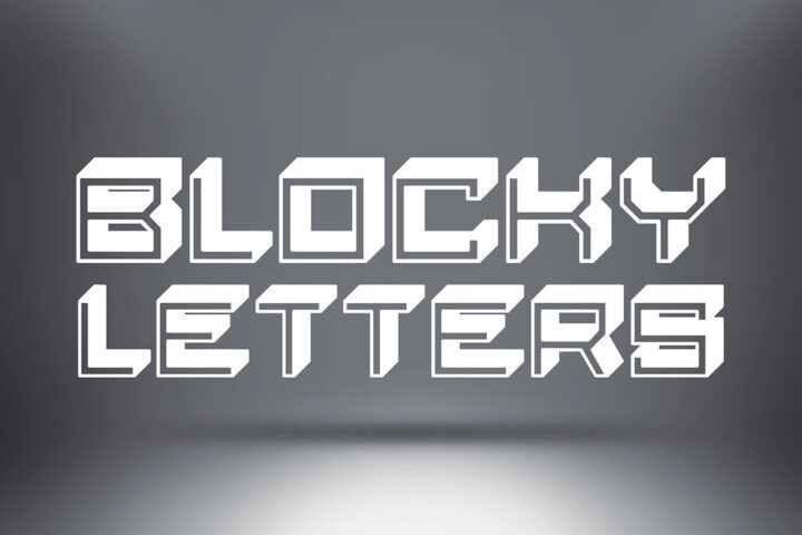 Blocky Letters – Free Font
