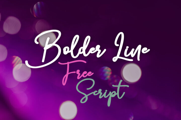 Bolder Line – Free Font