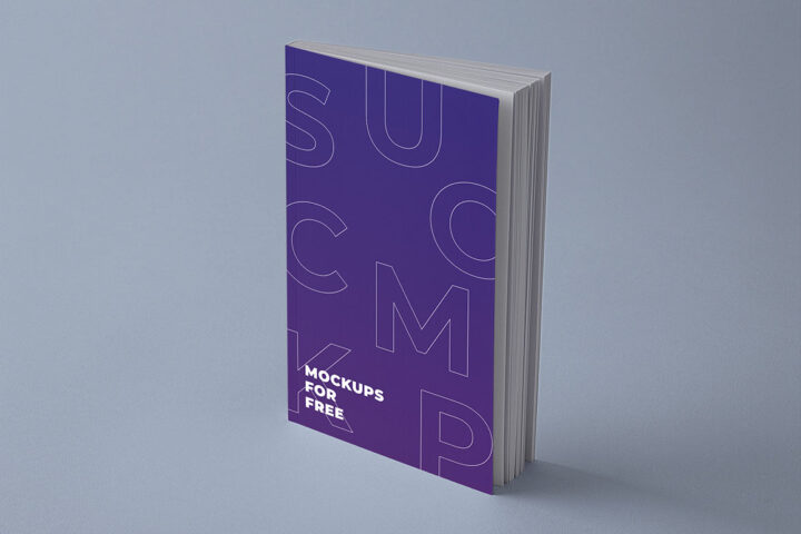 Simple Book Cover – Free Mockup