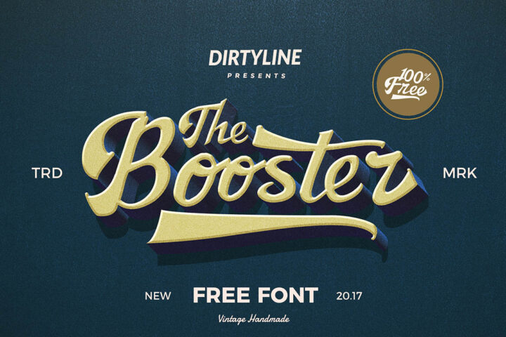 Booster – Free Script Font