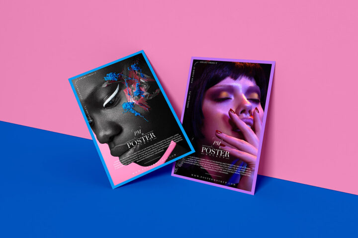 2 Stylish Posters – Free Mockup