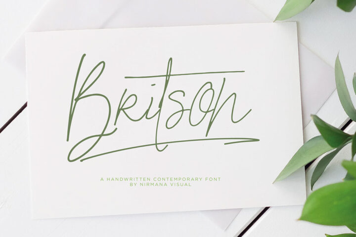 Britson – Free Font
