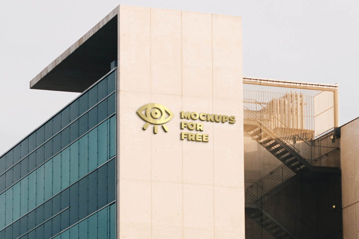 Building Logo – Free Mockup