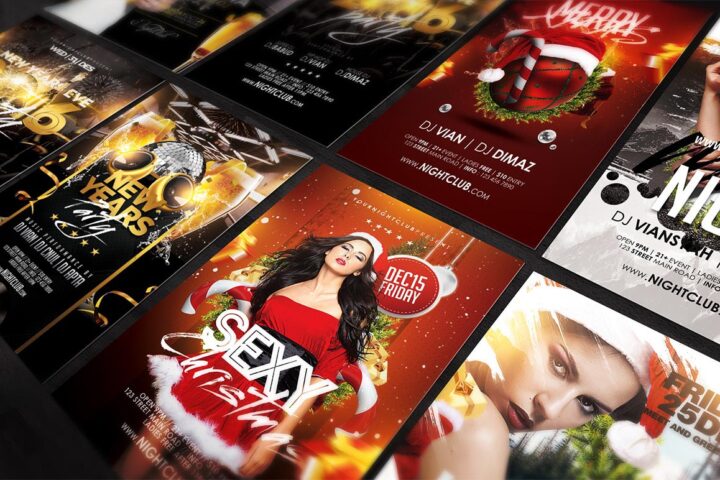 Christmas & New Year Flyers