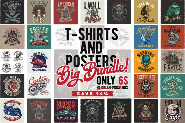 T-shirts & Posters Bundle