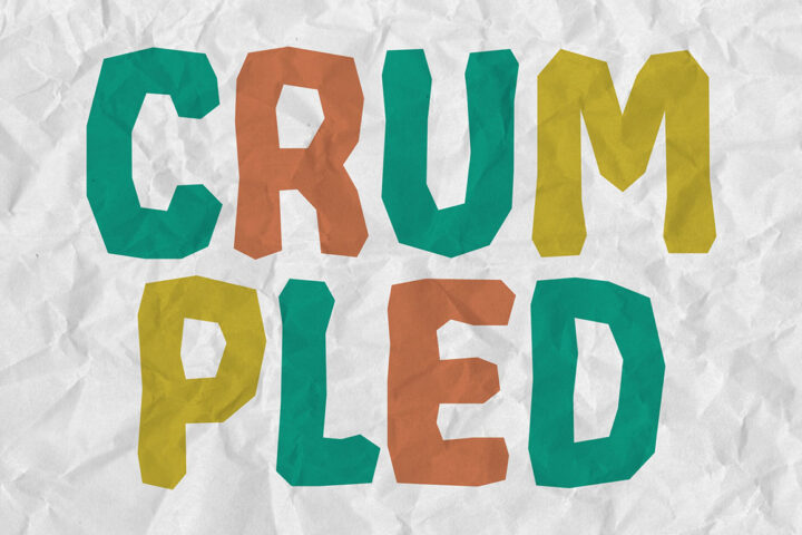 CRUMPLED – Free Font