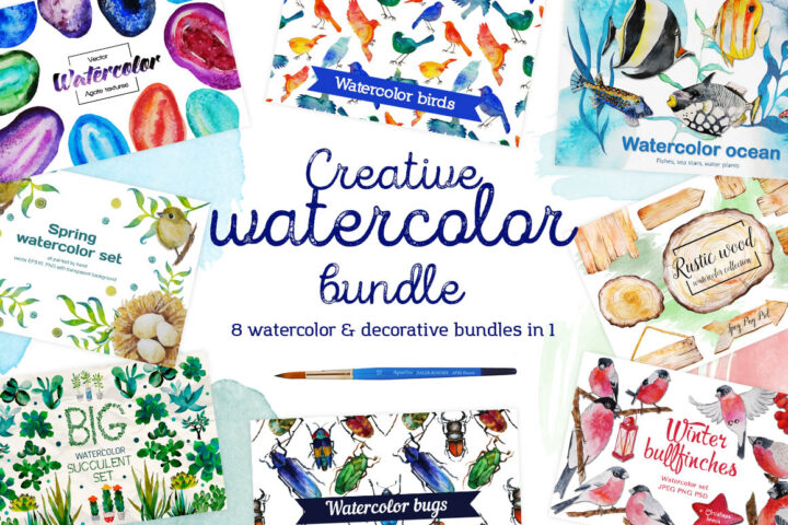 Creative Watercolor Bundle
