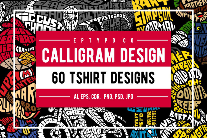 Calligram T-shirt Designs 3