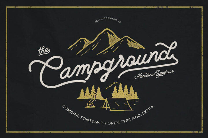 Campground – Free Font