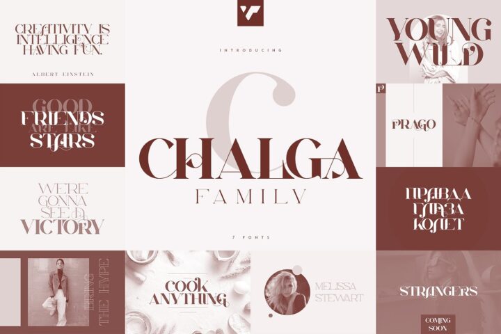 Chalga Family – 7 Fonts